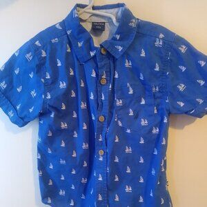 Nautica Kids Blue Sailboat Shirt